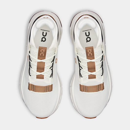 Cloudnova 2 Womens Running Shoes (Ivory/Sphinx) — view 2 of 4