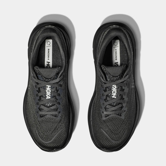 Rincon 4 Womens Running Shoes (Black/Black) — view 2 of 4