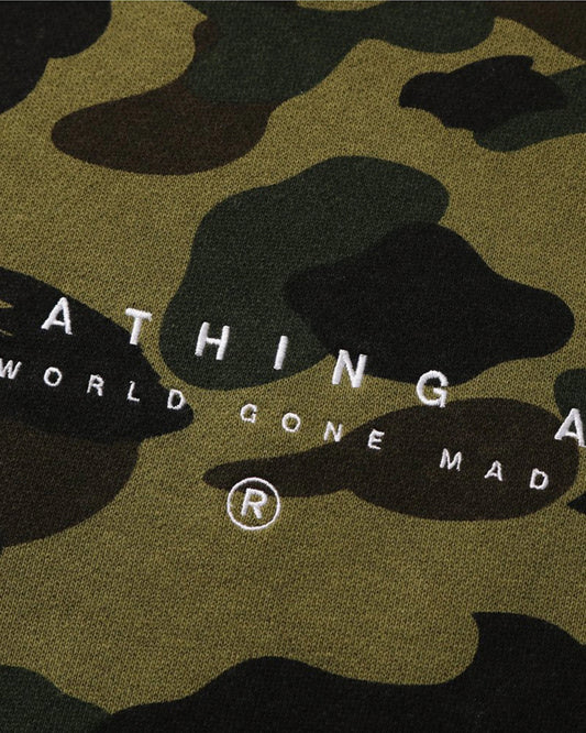 BAPE 1st Camo Pullover Hoodie - Green Camo — view 2 of 3