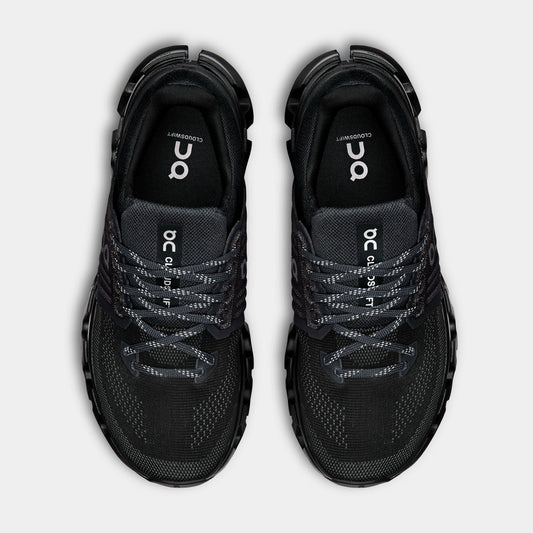 Cloudswift 4 AD Womens Running Shoes (Black/Rock) — view 2 of 4