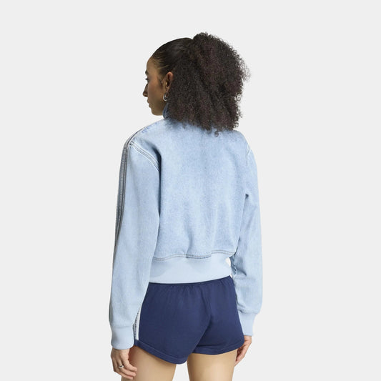 Firebird Denim Tracktop Womens Jacket (Light Denim) — view 2 of 4
