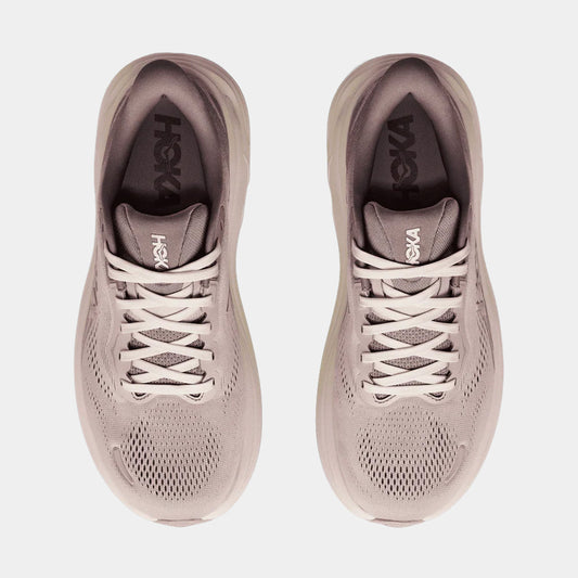 Clifton 11 Womens Running Shoes (Pink Opal/Quartzite) — view 2 of 3