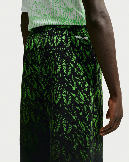 Nike x Slawn Ng Fleece Pant - Black/ Poison Green — view 2 of 5