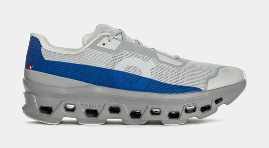 Cloudmonster Void Mens Running Shoes (Grey/Blue) — view 2 of 6