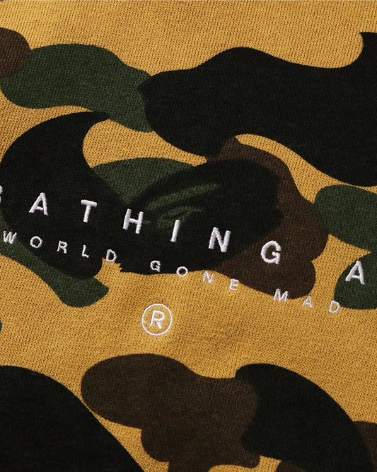 BAPE 1st Camo Pullover Hoodie - Yellow Camo — view 2 of 3