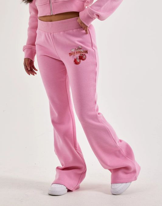 True Religion Cherry Bootcut Fleece Sweatpants — view 2 of 4