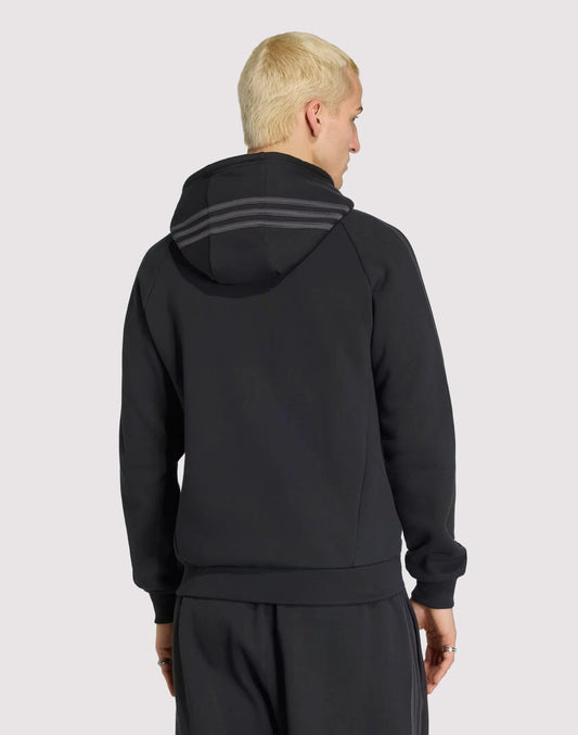 Adidas Adicolor Over The Hood Stripes Fleece Full-Zip Hoodie — view 2 of 4