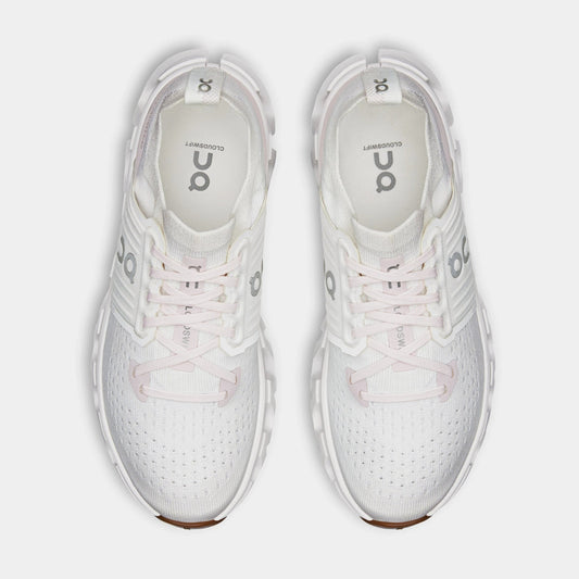 Cloudswift 4 Womens Running Shoes (White/White) — view 1 of 6