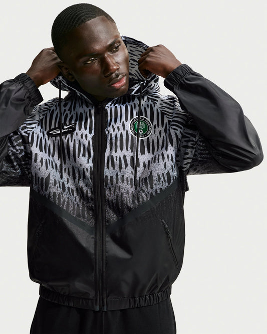 Nike x Slawn Ng Anthem Jacket - Black/ White — view 1 of 6
