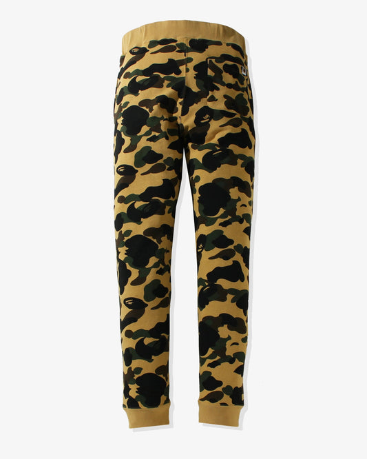 BAPE 1st Camo Shark Slim Fit Sweat Pants - Yellow Camo — view 2 of 4