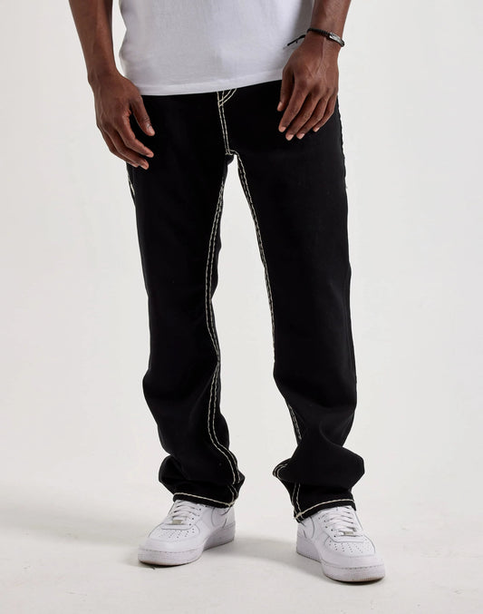 True Religion Ricky Super T Flap Straight Denim Jeans — view 2 of 5