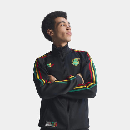 Jamaica x Bob Marley Originals Track Mens Jacket (Black) — view 1 of 4