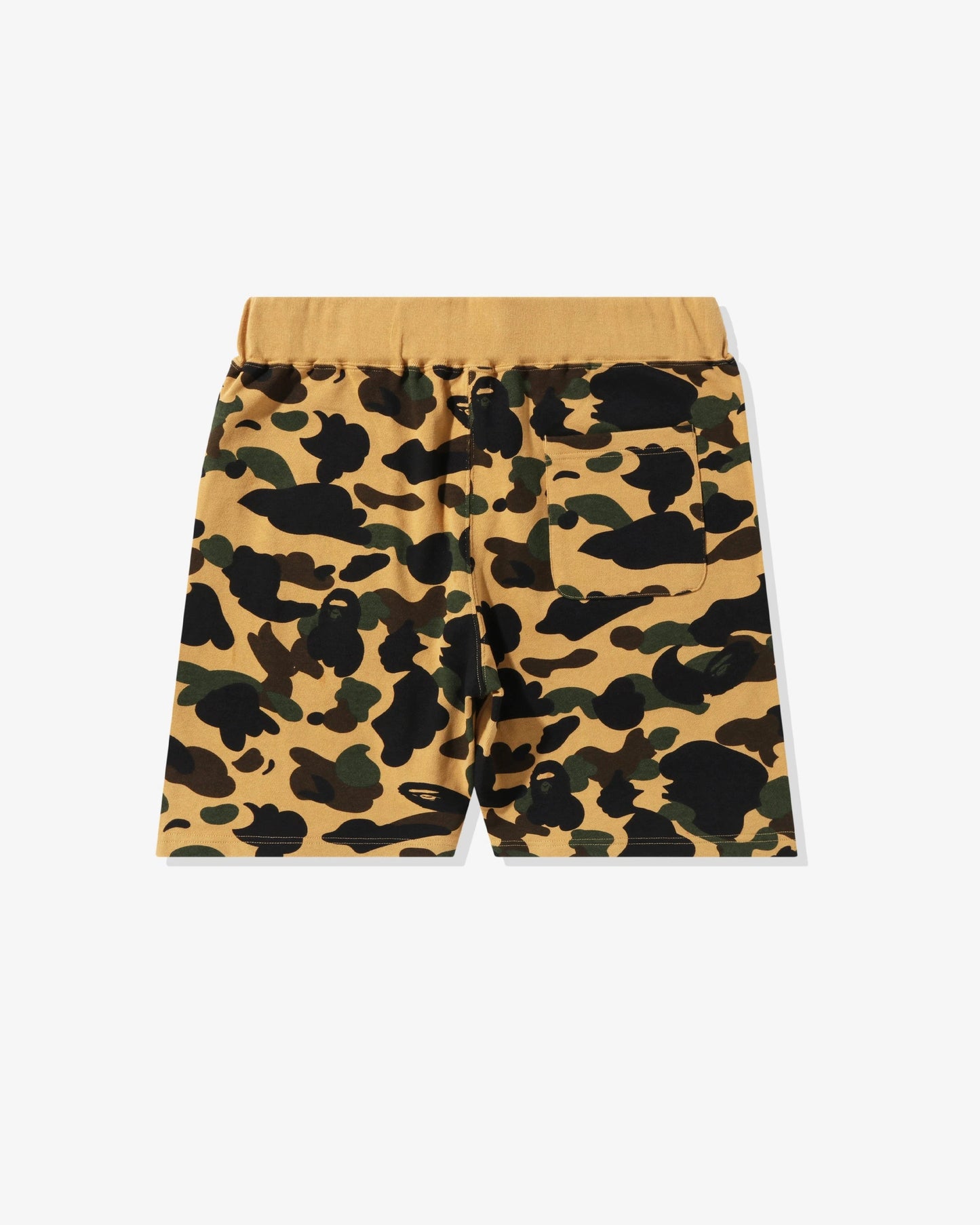 BAPE 1st Camo Sweat Shorts - Yellow Camo — view 2 of 4
