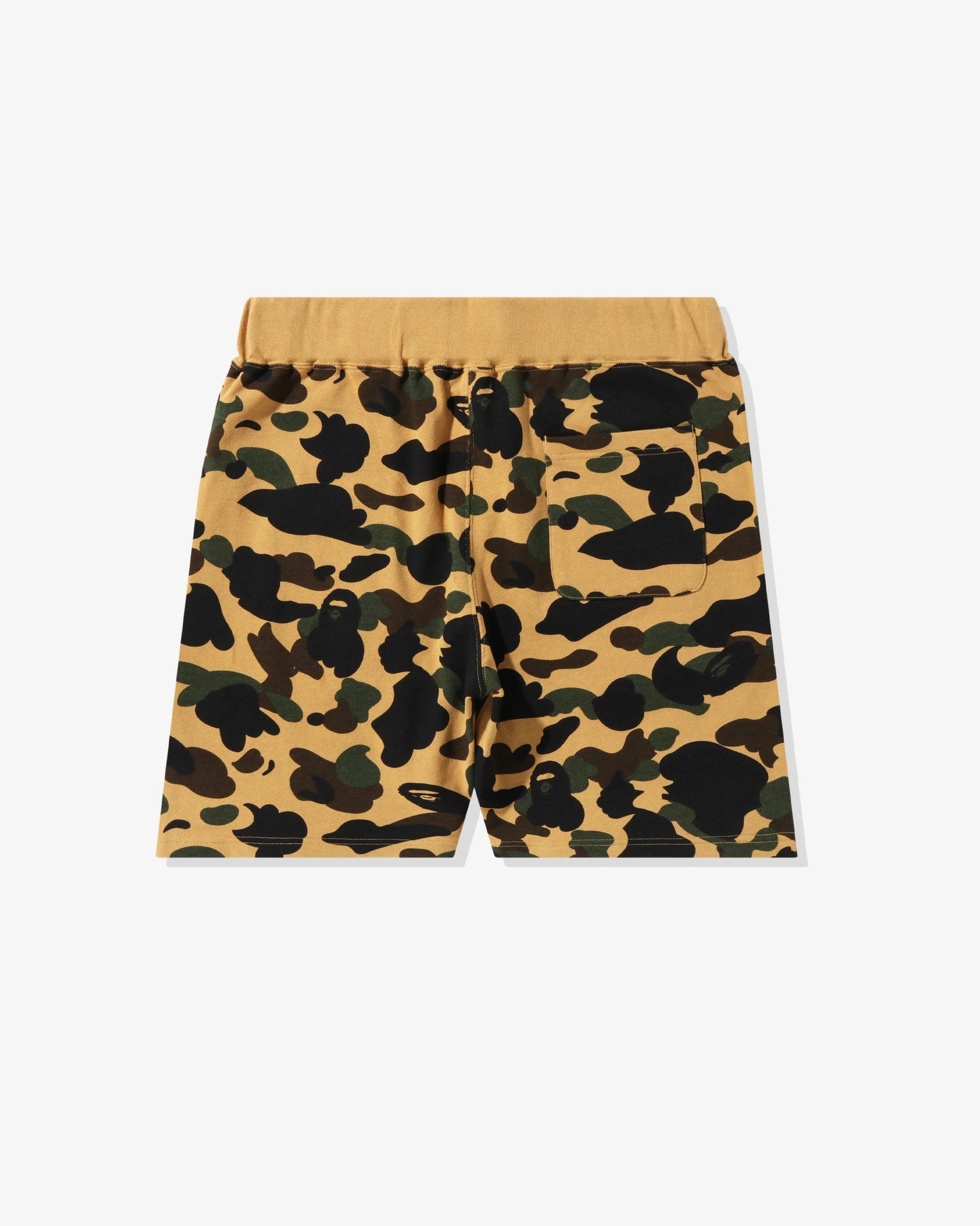 BAPE 1st Camo Sweat Shorts - Yellow Camo — view 2 of 4