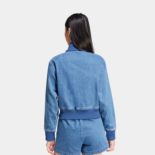 Adicolor Denim Track Womens Jacket in Indigo Denim — view 2 of 4