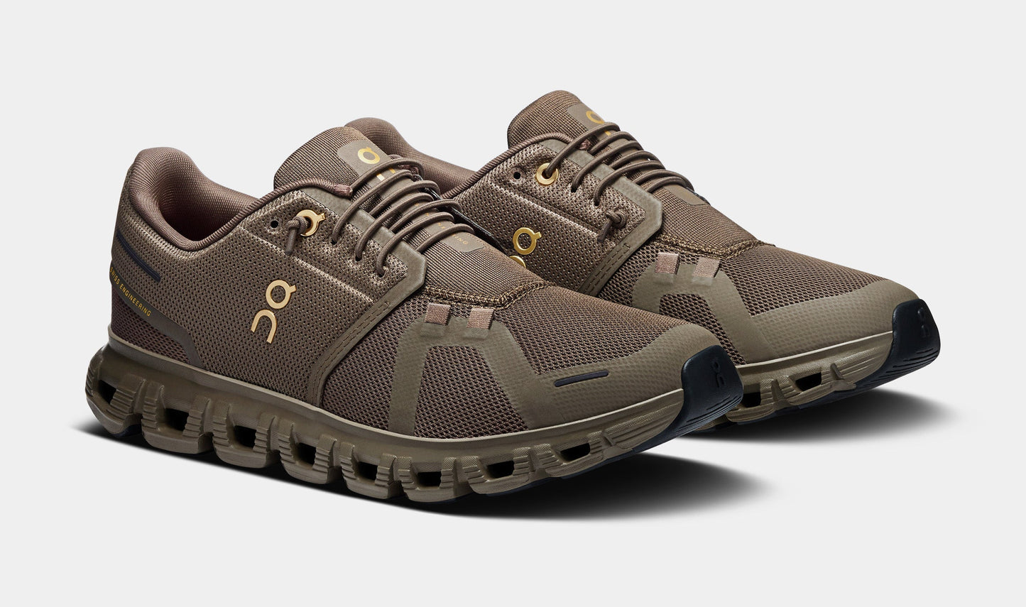 Cloud 6 LNY Womens Running Shoes (Grizzly/Grizzly) — view 4 of 4