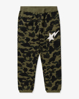 BAPE 1st Camo Sweat Pants - Green Camo