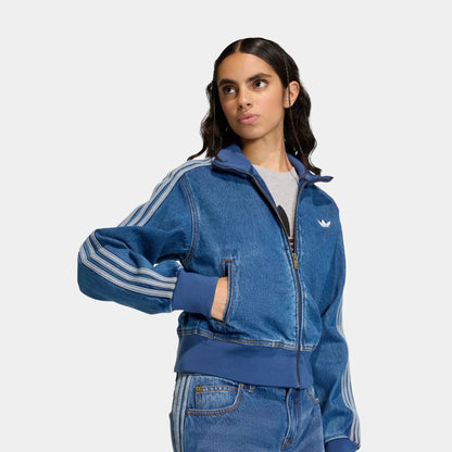 Denim Firebird Track Womens Jacket in Medium Vintage Denim — view 3 of 4