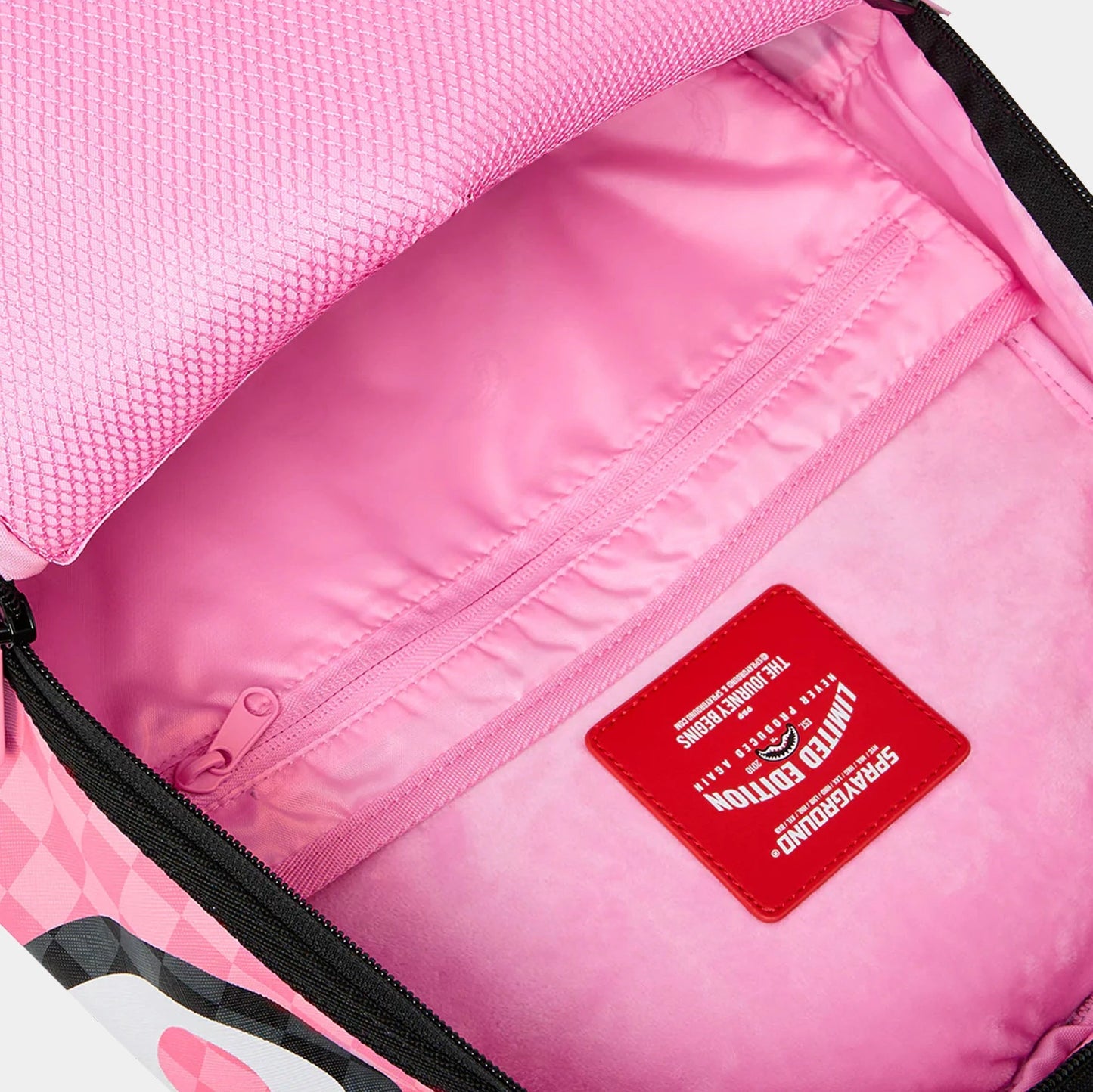 Pink Panther On The Run Mens Backpack (Pink/Grey) — view 6 of 6