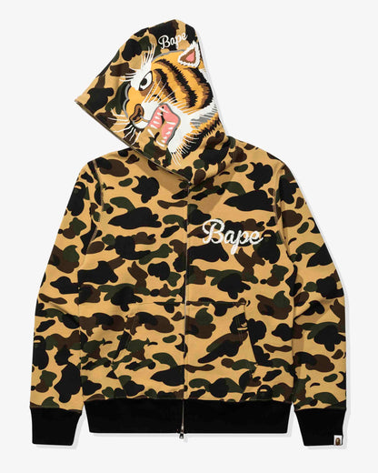 BAPE 1st Camo Tiger Full Zip Hoodie - Yellow Camo — view 3 of 4