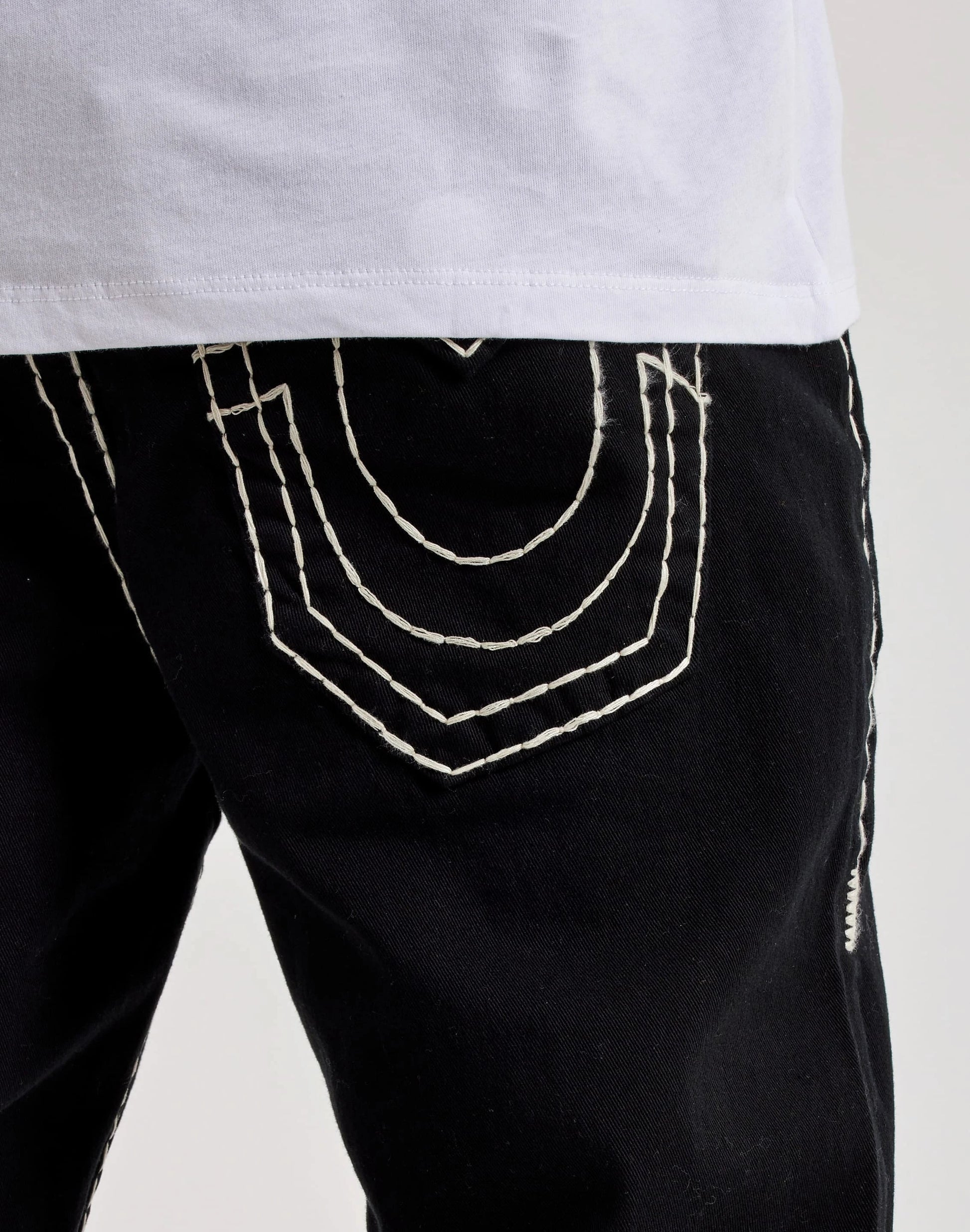 True Religion Ricky Super T Flap Straight Denim Jeans — view 4 of 5