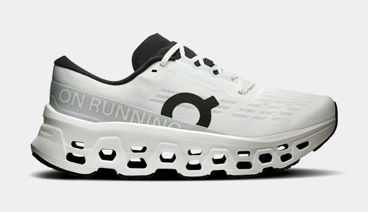 Cloudmonster 3 Womens Running Shoes (White) — view 2 of 4