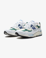 New Balance 992 'made In Usa' - White/ Marshgreen