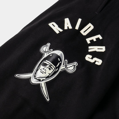 Las Vegas Raiders Original Fleece Mens Sweatpants (Black/White) — view 3 of 4
