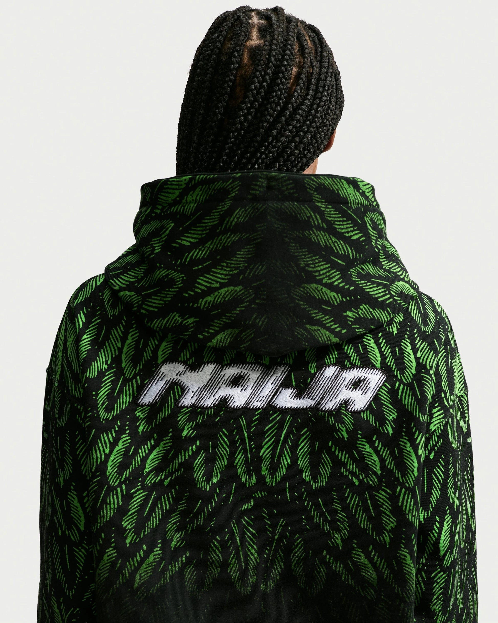 Nike x Slawn Ng Hoodie - Black/ Poison Green — view 4 of 6