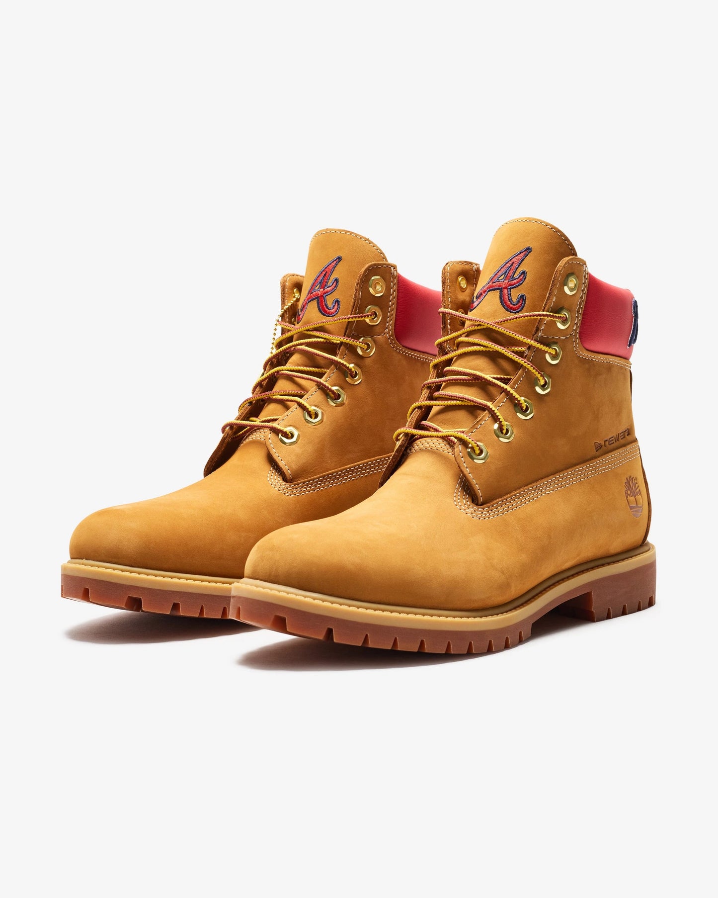Timberland x MLB 6" Premium Boot 'Braves' - Wheat — view 1 of 6