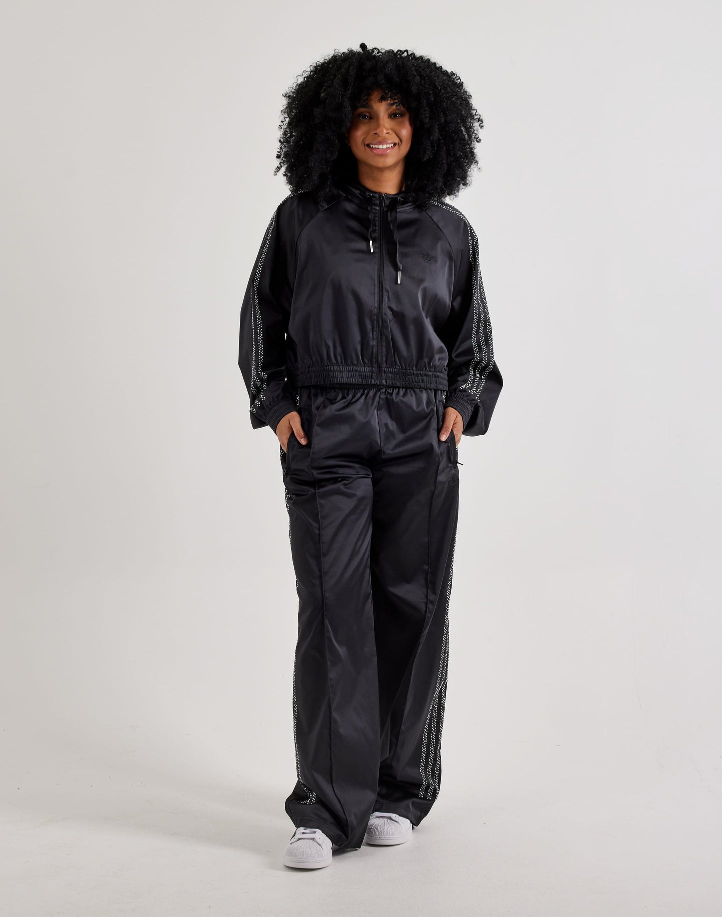 Adidas Pearl Cropped Full-Zip Hoodie