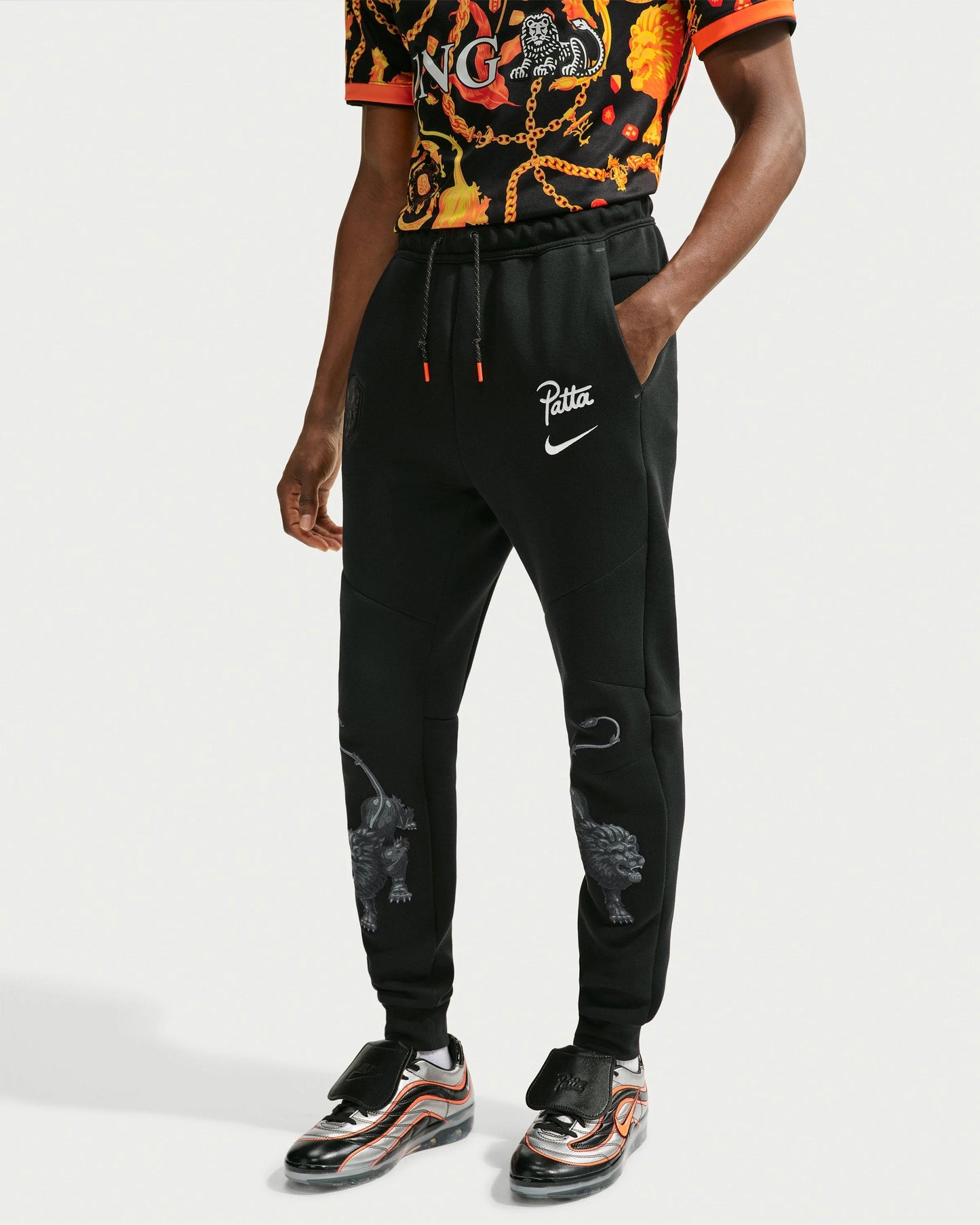 Nike x Patta NL Tech Jogger - Black/ White — view 1 of 6