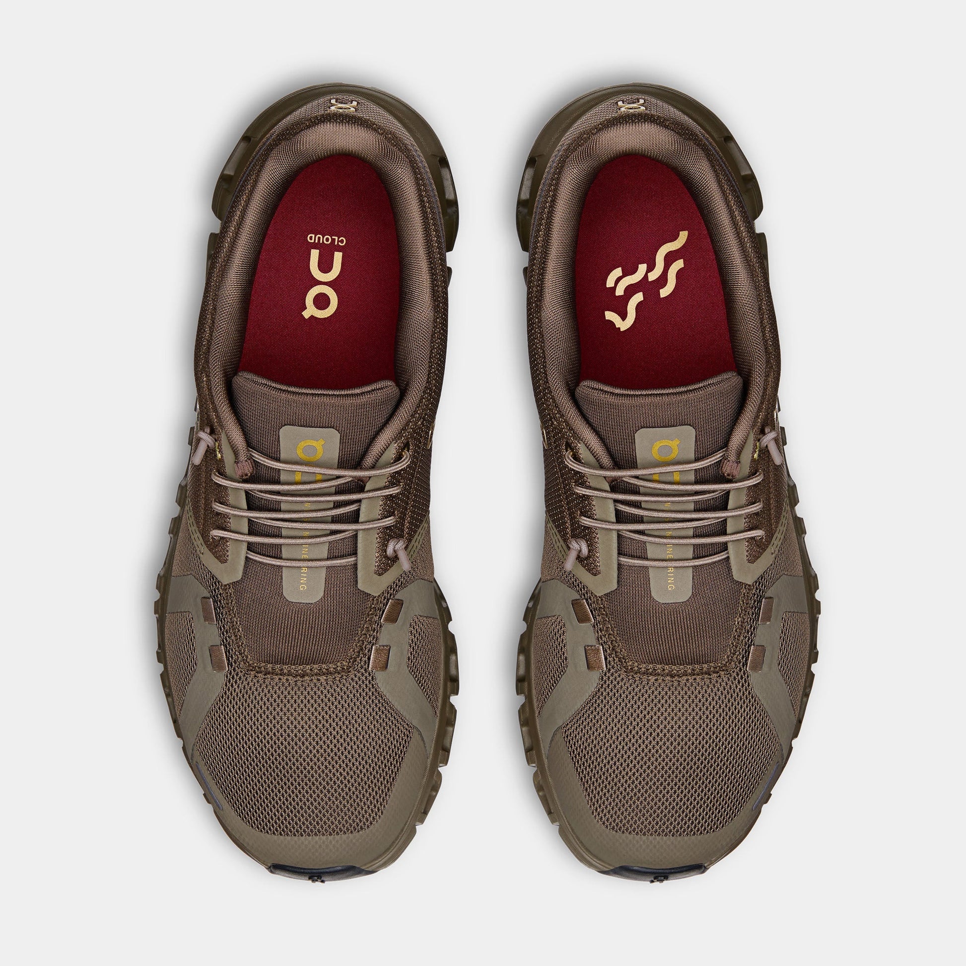Cloud 6 LNY Womens Running Shoes (Grizzly/Grizzly) — view 2 of 4
