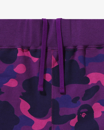 BAPE Color Camo Sweat Pants - Purple — view 4 of 5