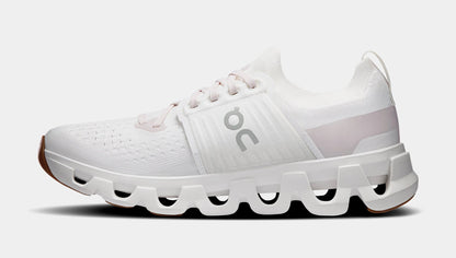 Cloudswift 4 Womens Running Shoes (White/White) — view 3 of 6