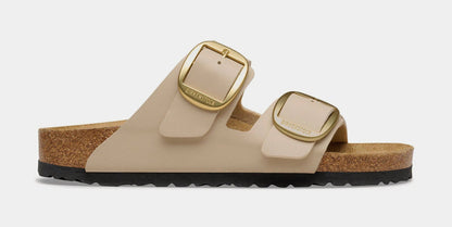 Arizona Big Buckle Womens Sandals (Beige/Gold) — view 2 of 4