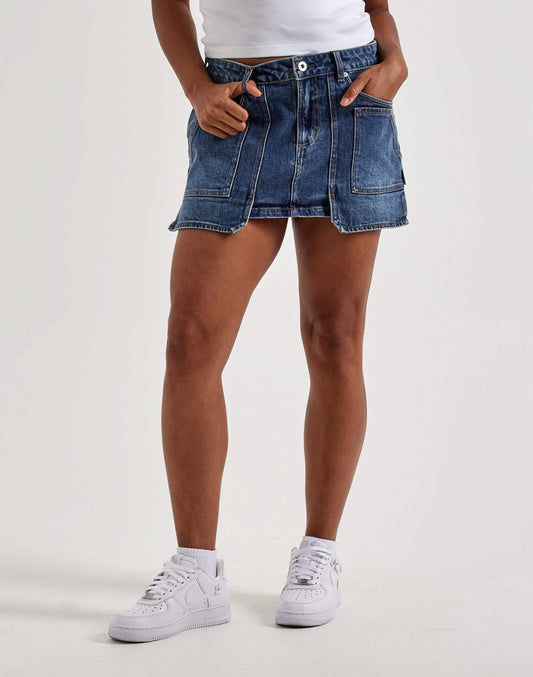 Off-White L/AB Denim Mini Skirt — view 1 of 4