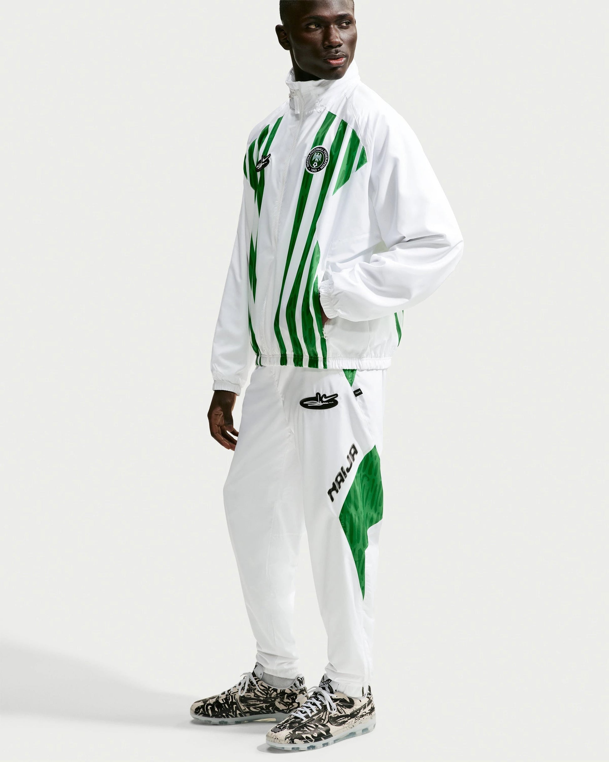 Nike x Slawn Ng Track Pant White/ Black — view 5 of 6