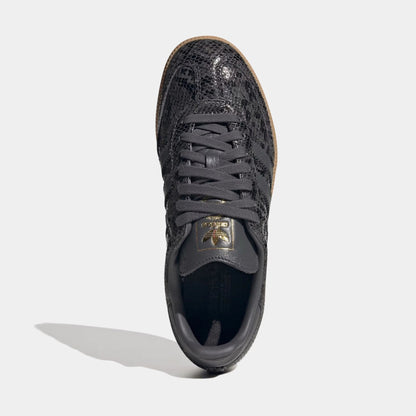 Samba OG Faux Snakeskin Womens Lifestyle Shoes (Black/Gum) — view 1 of 4