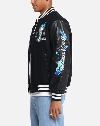 Mitchell & Ness Los Angeles Lakers City Of Champions Varsity Jacket Black — view 6 of 6