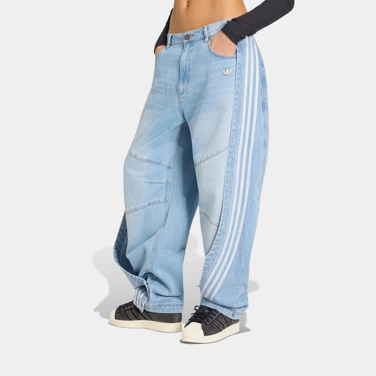 Adilenium 5.0 Banana Overlay Denim Womens Pants (Light Blue) — view 1 of 4