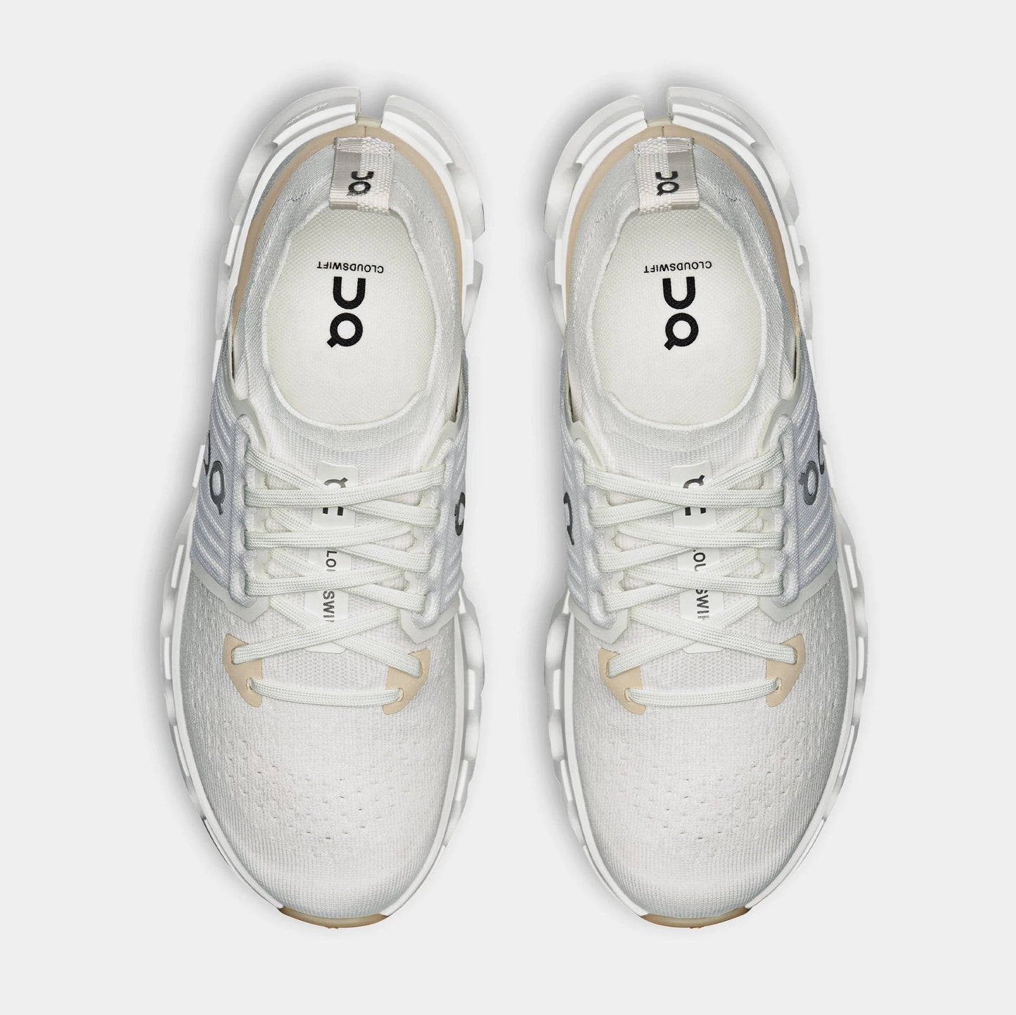 Cloudswift 4 Womens Running Shoes (White/Cream) — view 1 of 4