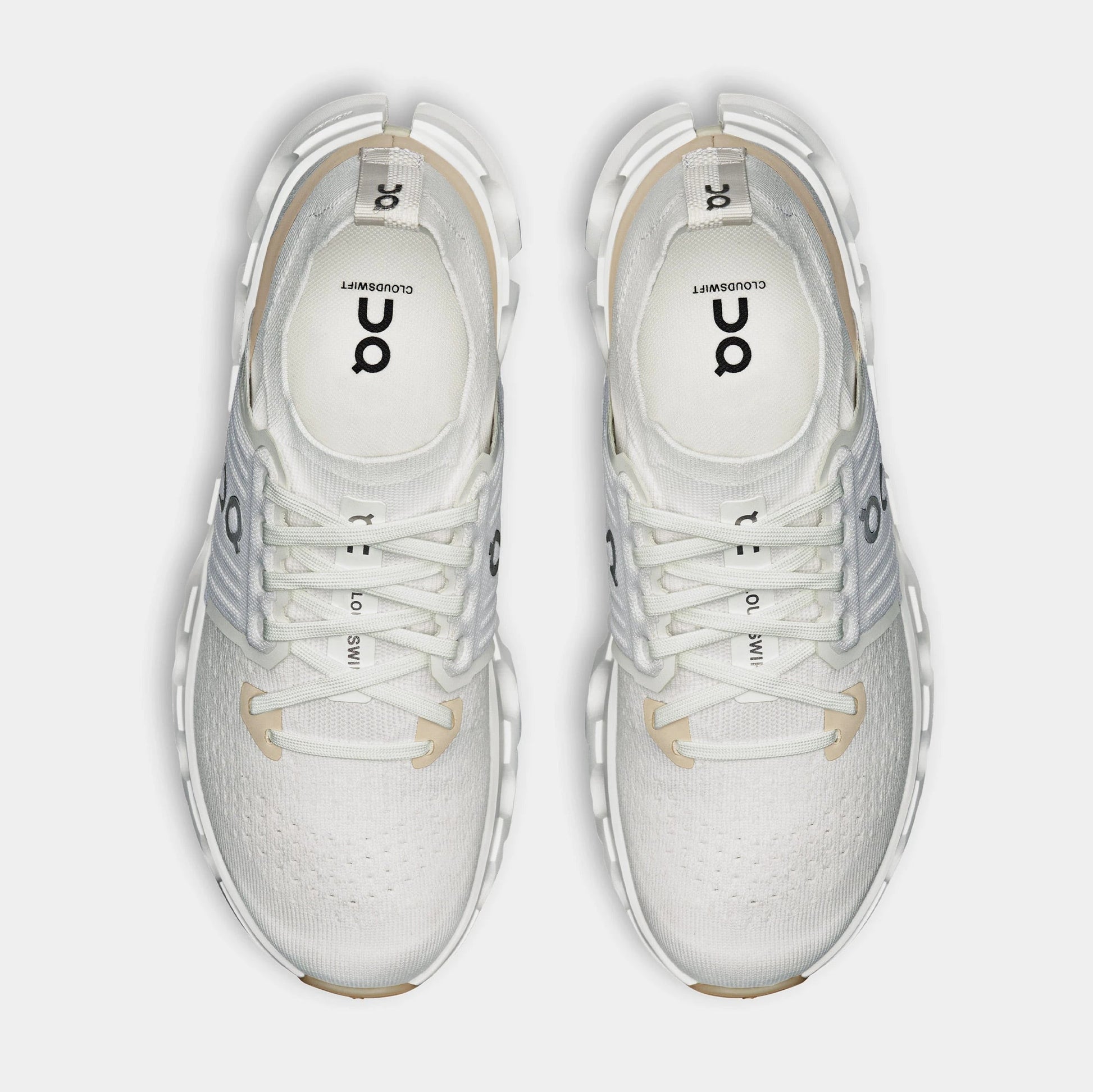 Cloudswift 4 Womens Running Shoes (White/Cream) — view 1 of 4