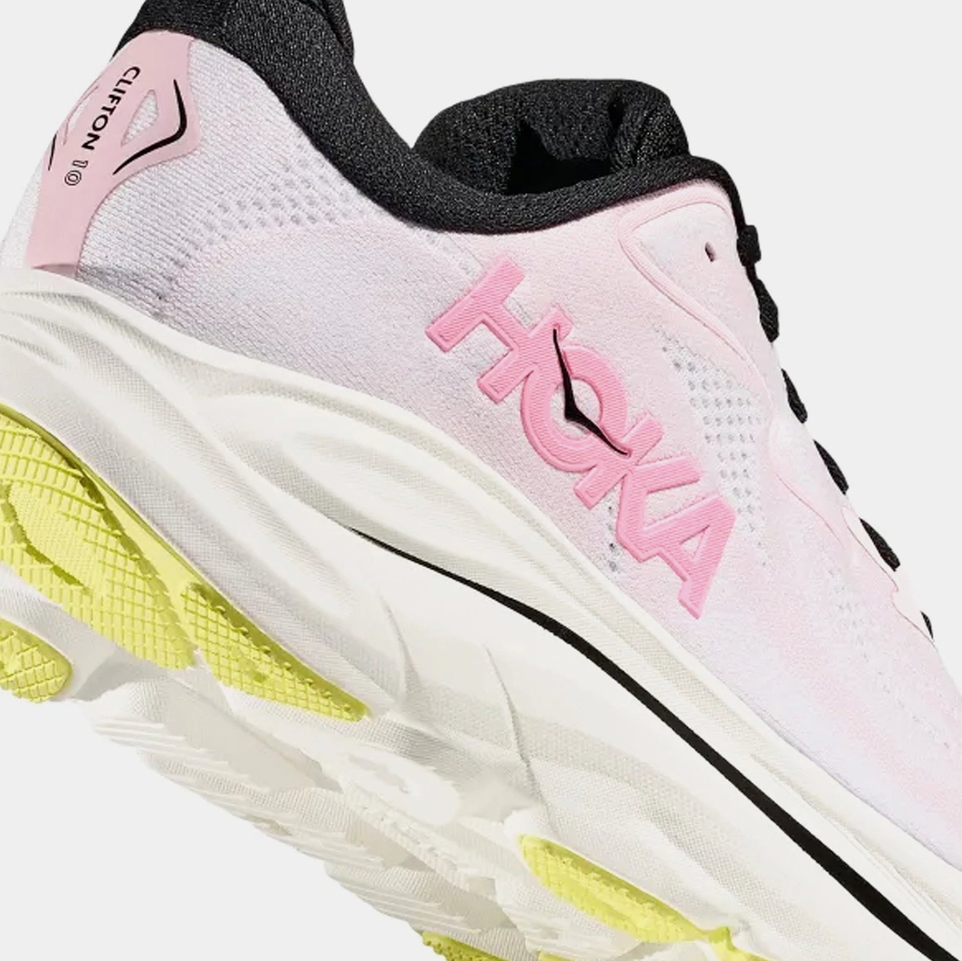 Clifton 10 Womens Running Shoes (Pink/White) — view 4 of 4