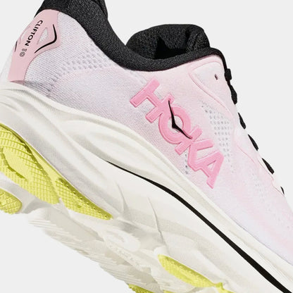 Clifton 10 Womens Running Shoes (Pink/White) — view 4 of 4
