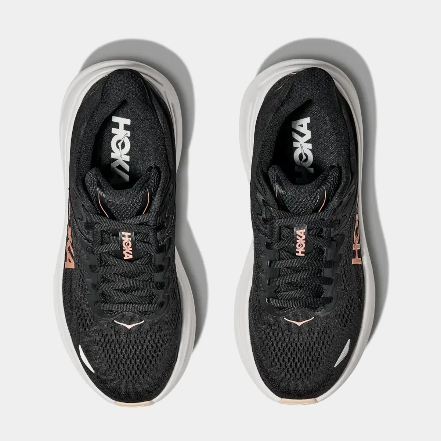 Bondi 9 Womens Running Shoes (Black/Gold) — view 1 of 4