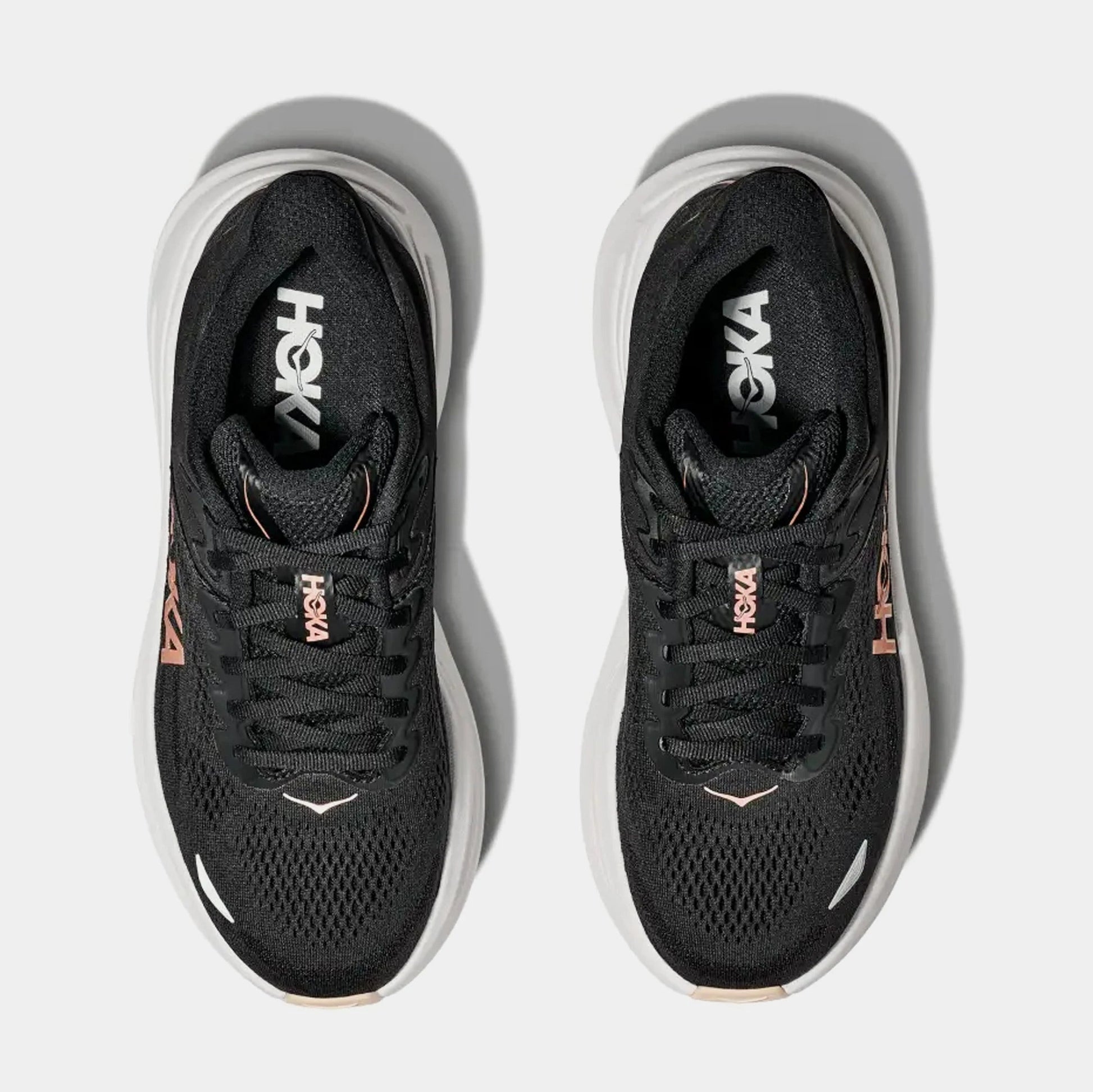 Bondi 9 Womens Running Shoes (Black/Gold) — view 1 of 4