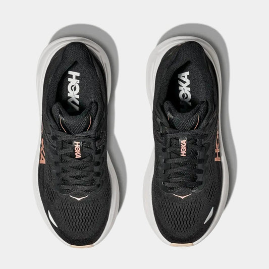Bondi 9 Womens Running Shoes (Black/Gold) — view 1 of 4