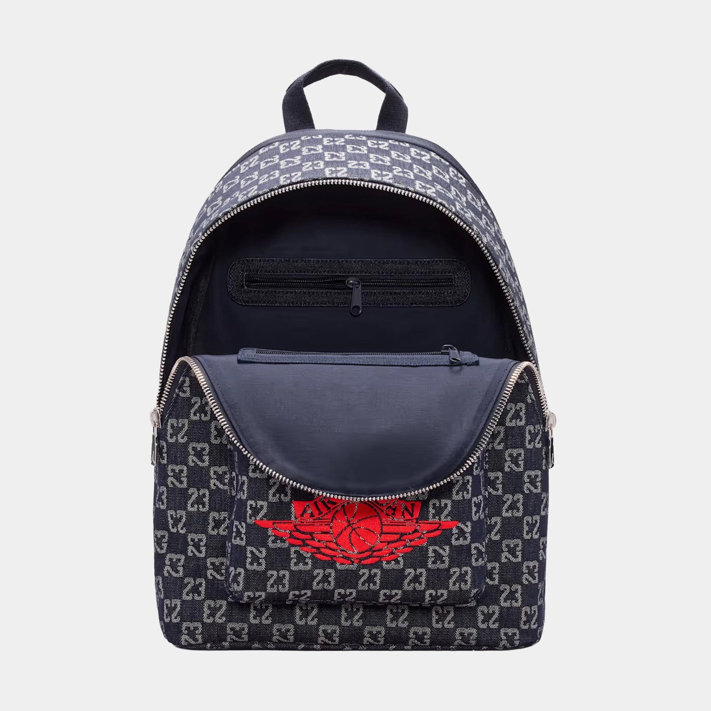 Monogram Mens Backpack (Indigo Blue) — view 4 of 4