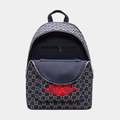 Monogram Mens Backpack (Indigo Blue) — view 4 of 4